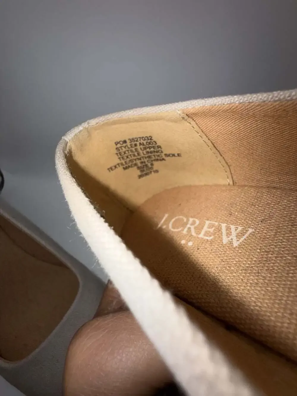 J.Crew Women's Canvas Espadrille Wedges in Beige